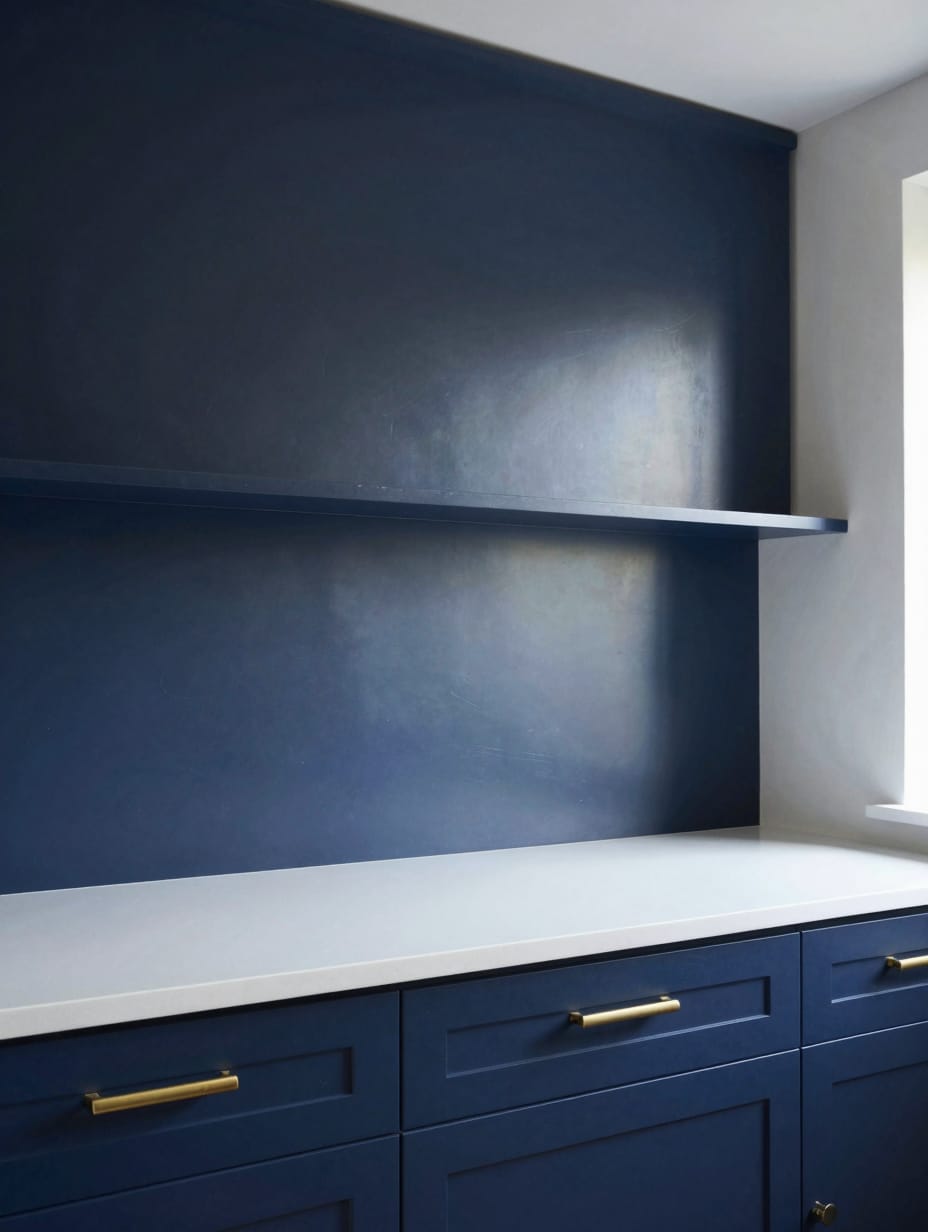 Brass and Navy Contrast — home decor idea 10