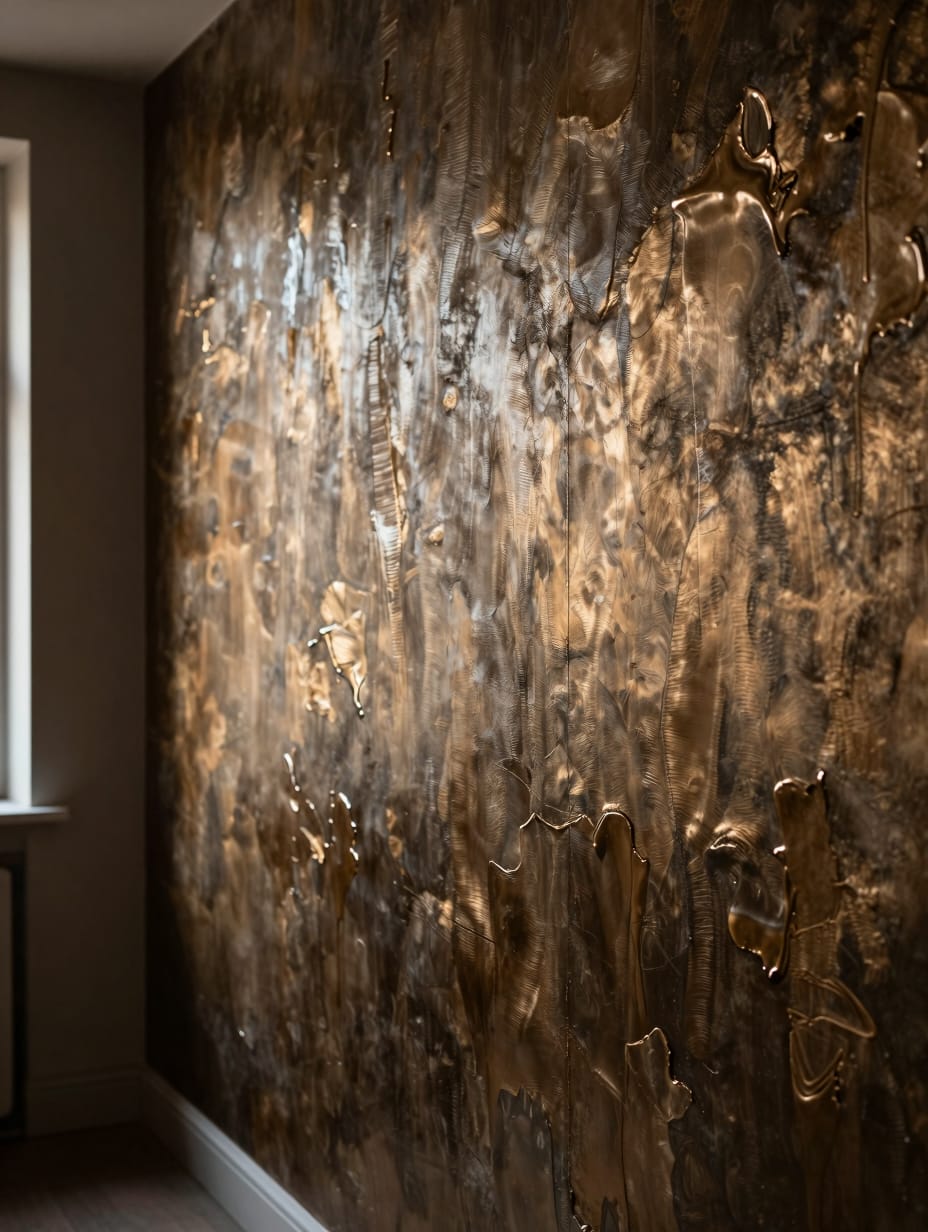 Burnished Bronze Venetian Plaster — home decor idea 11
