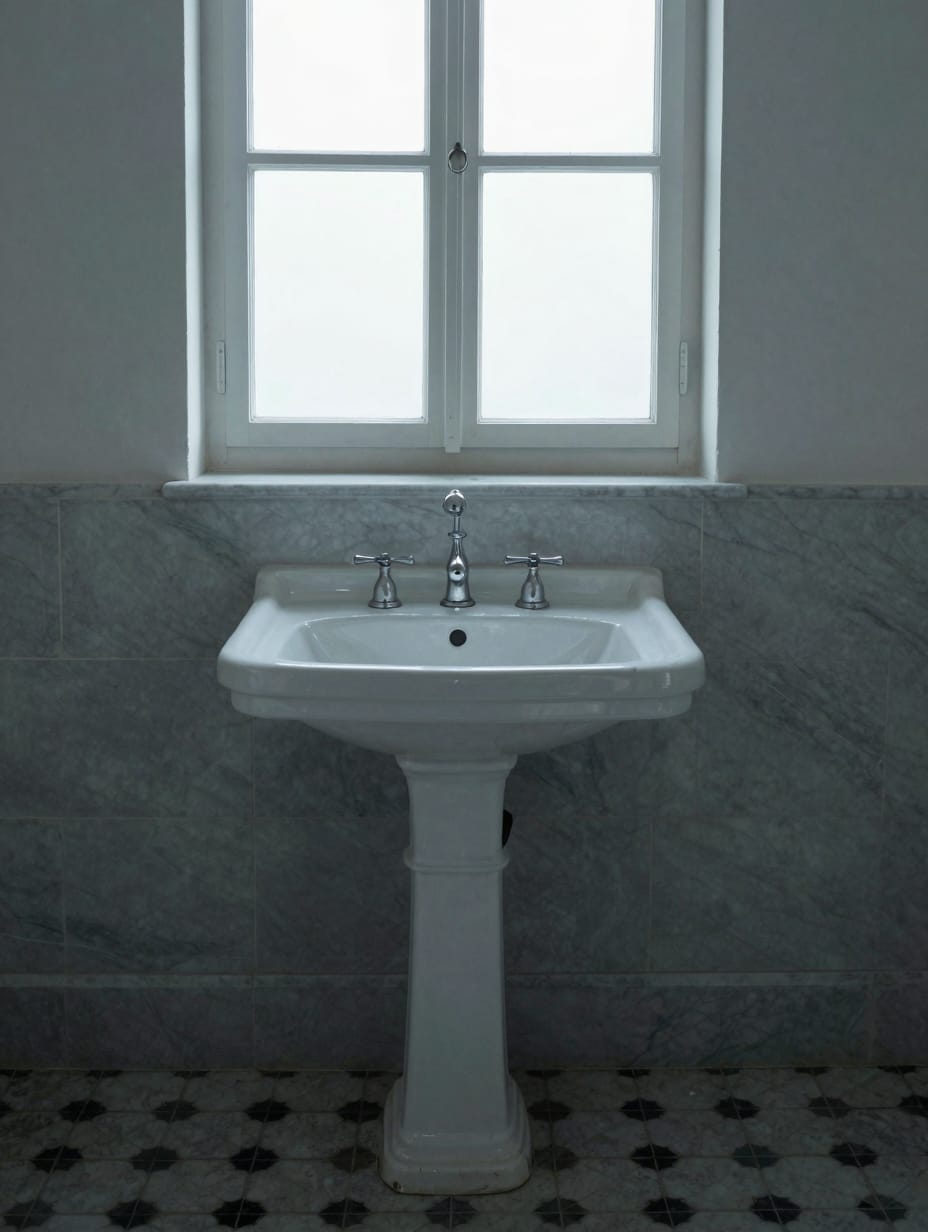Pedestal Sink Poise — home decor idea 12