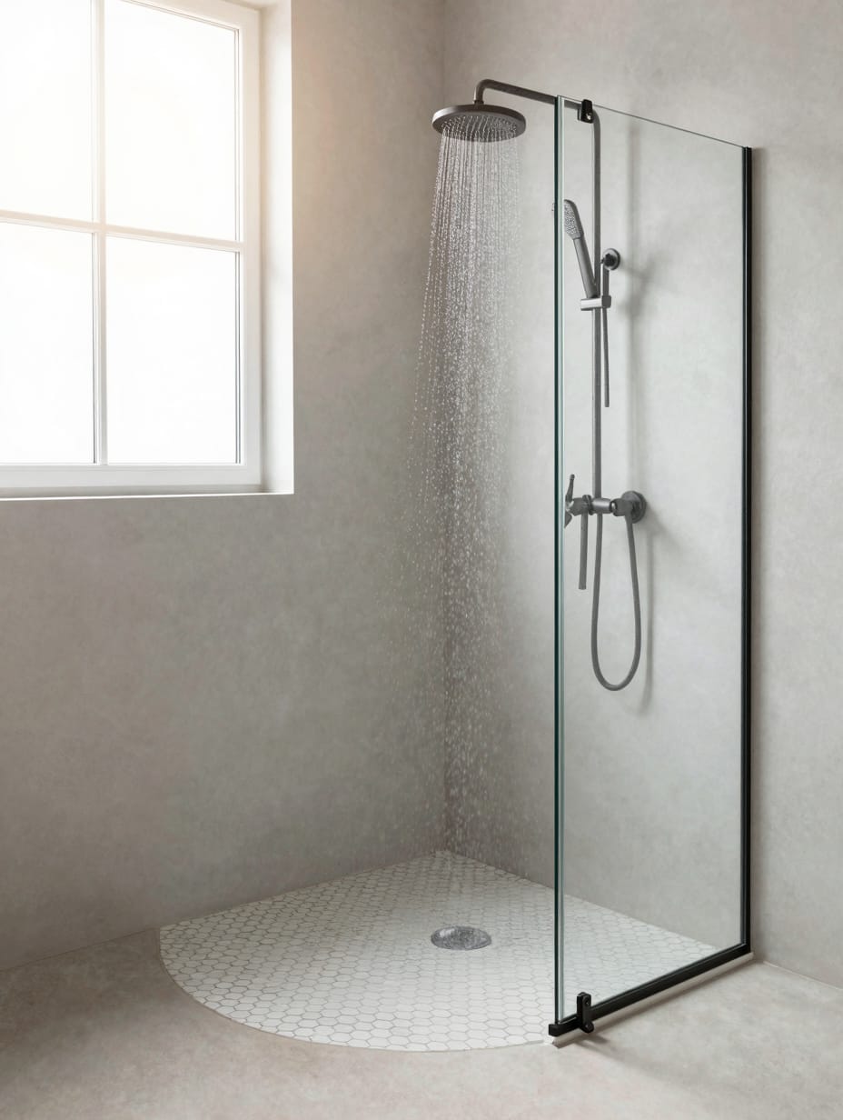 The Continuous Walk-In Shower — home decor idea 14