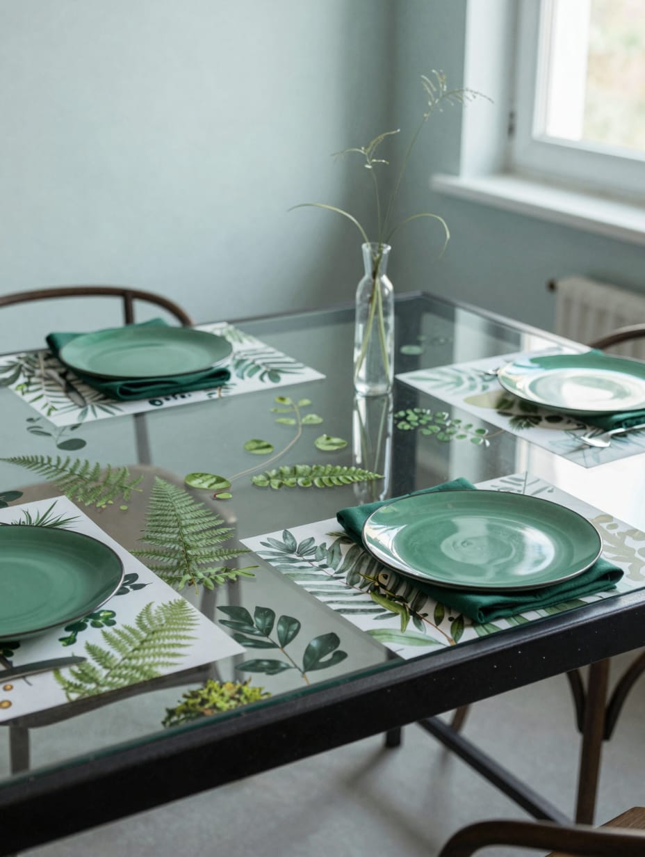Glass-Topped Garden and Botanical Prints — home decor idea 14