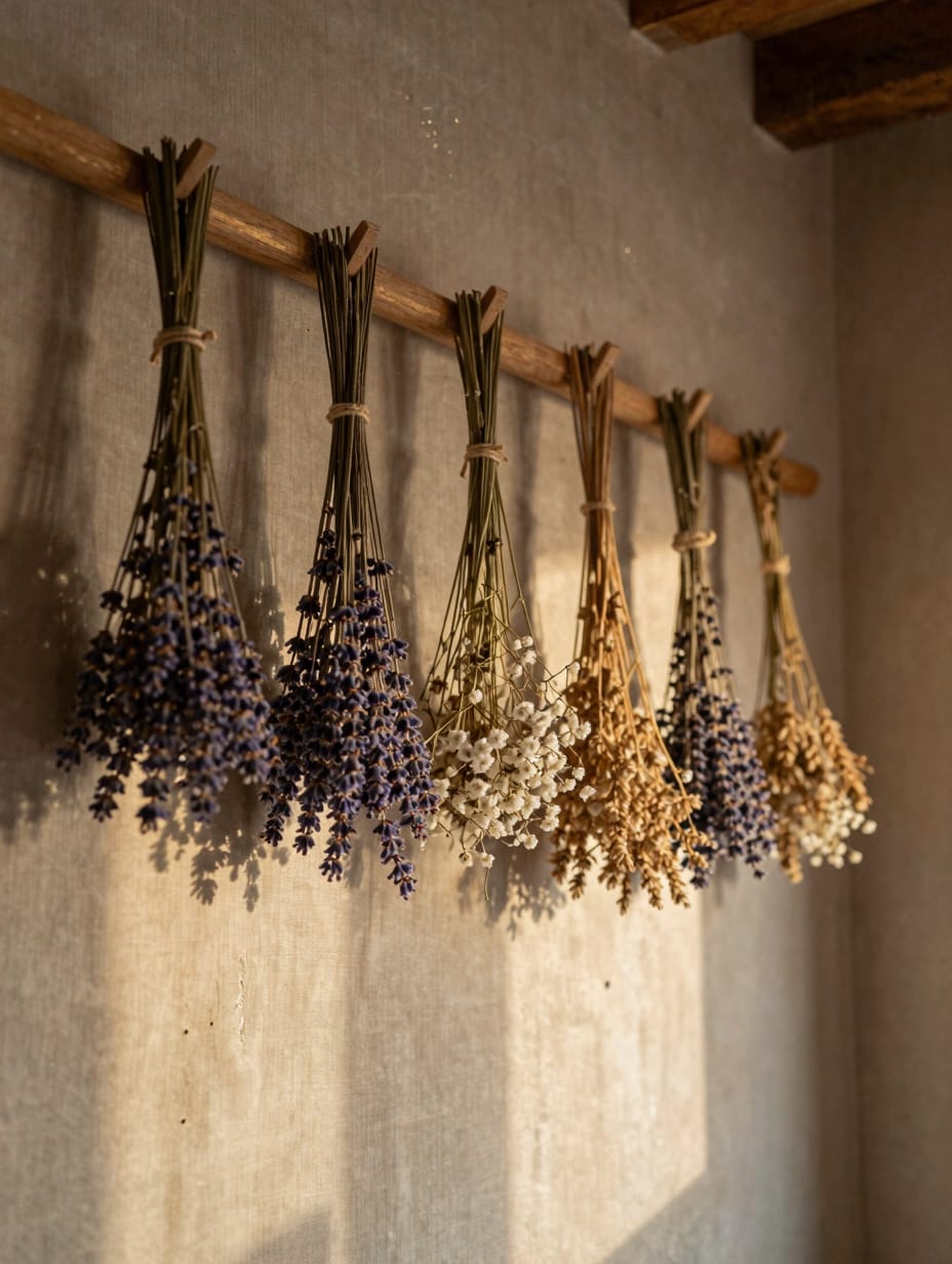 Dried Wildflower & Herb Bundles — home decor idea 17