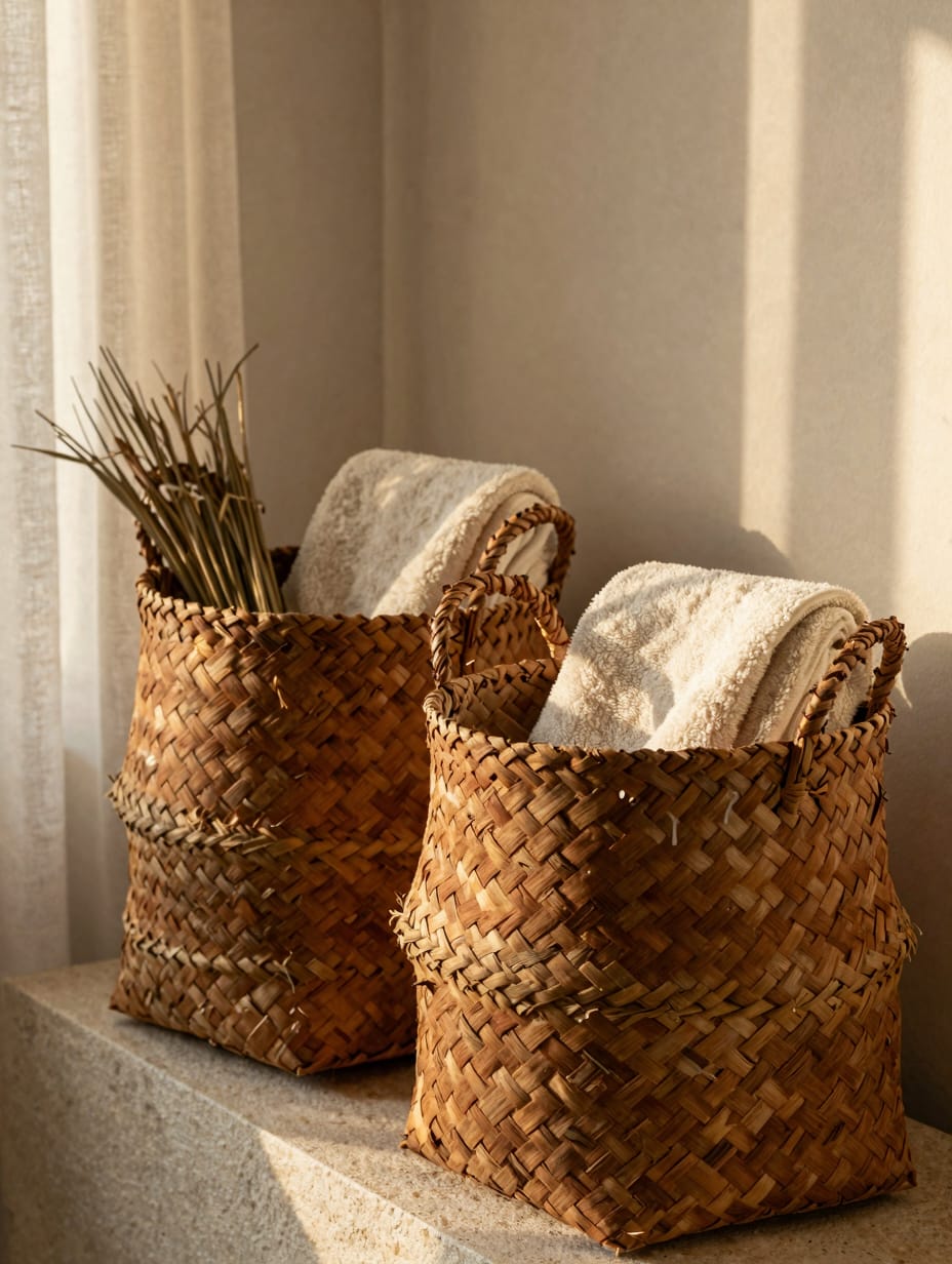 Hand-Woven Cedar Root Baskets — home decor idea 4