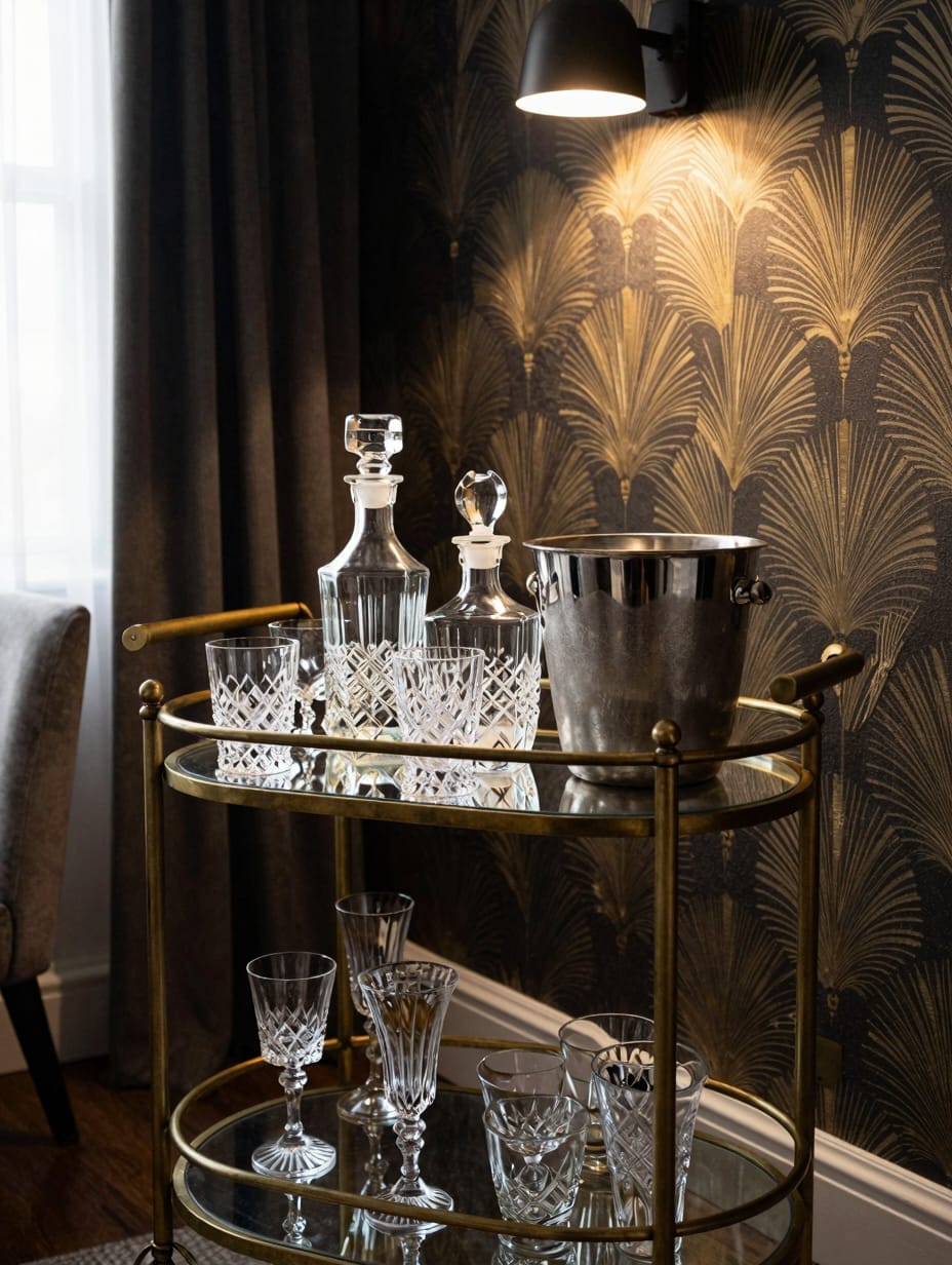 The Statement Bar Cart: A Mobile Masterpiece