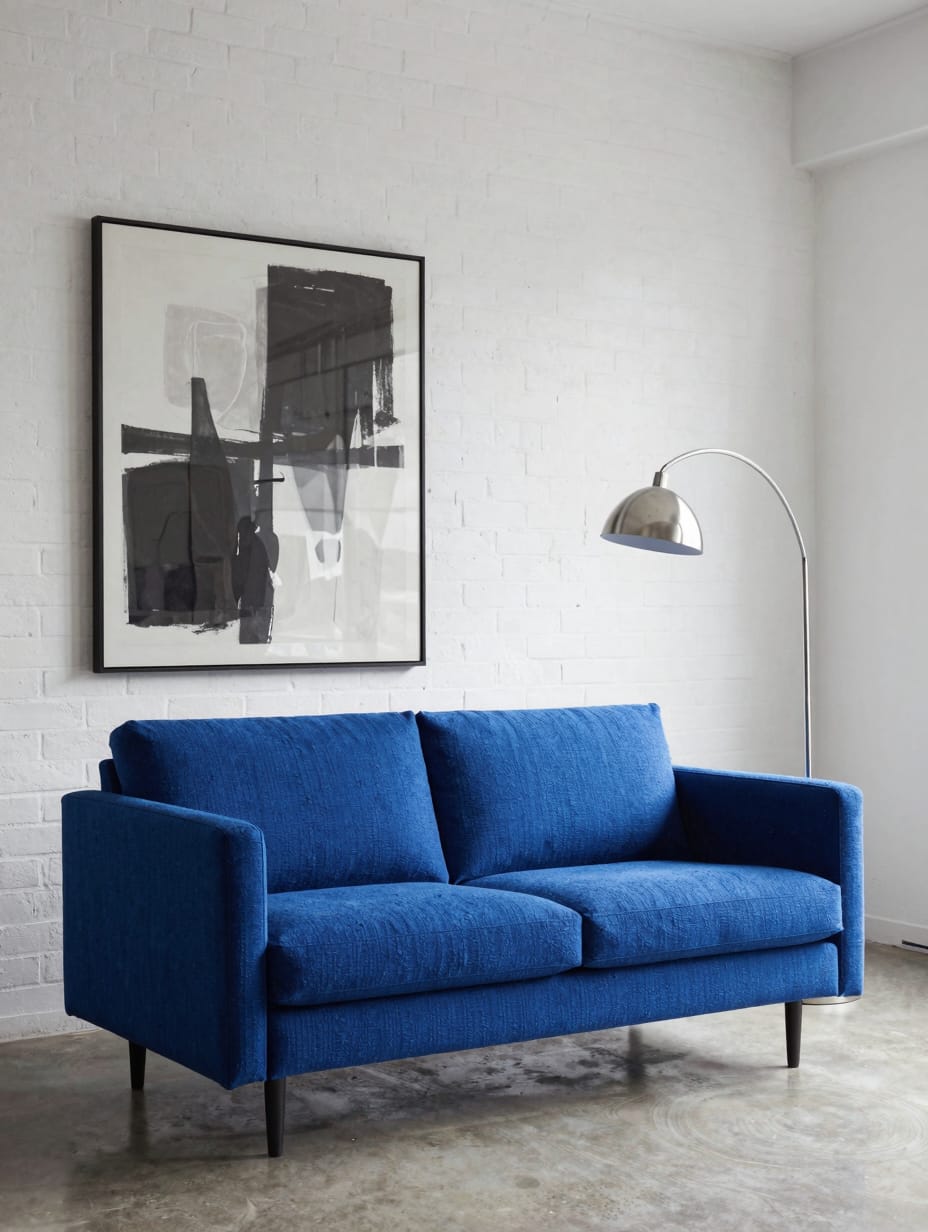 Cobalt Blue and Modernist Monochrome