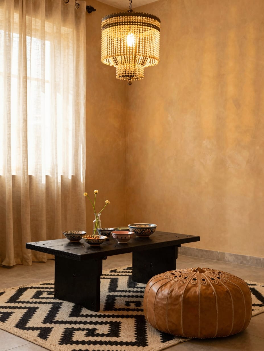 Amber Glow & Ebony Accents — home decor idea 7
