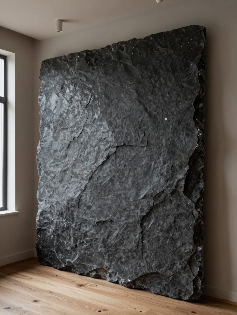 Monolithic Charcoal Slate Stone Slabs — home decor idea 8